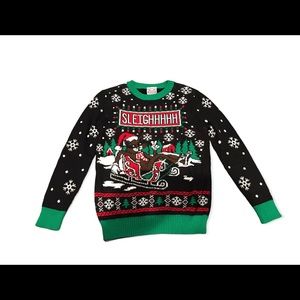 Sleighhhhhh Christmas Sweater Women’s M